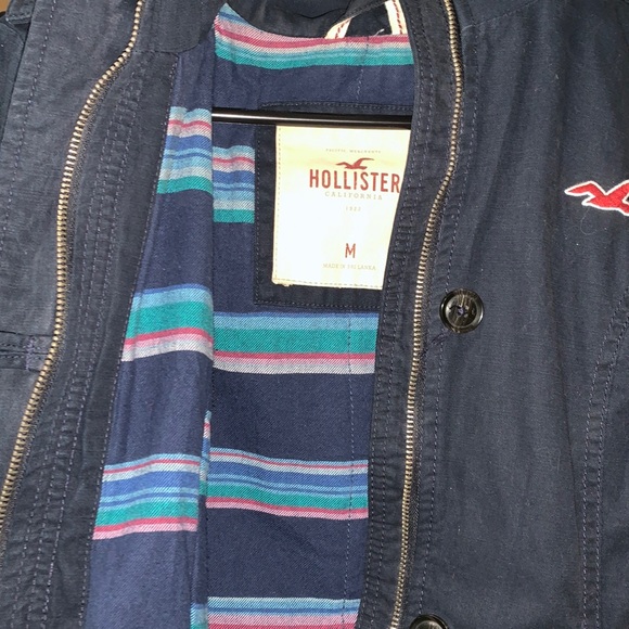 Hollister Navy Blue Jacket - Picture 2 of 3